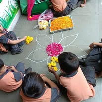 RANGOLI OF FLOWERS 2025(PU)